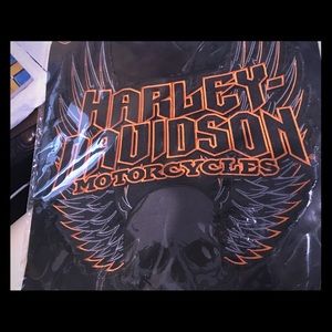 Harley Davidson Winged Skull Patch